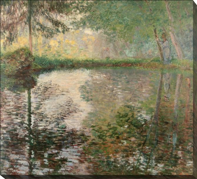 Paintings on canvas The pond at Montgeron (Claude Monet)