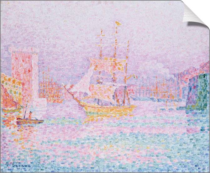 Купить и печать на заказ Картины на холсте Гавань в Марселе