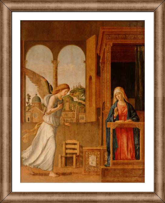 Paintings on canvas Annunciation (CIMA da Conegliano)