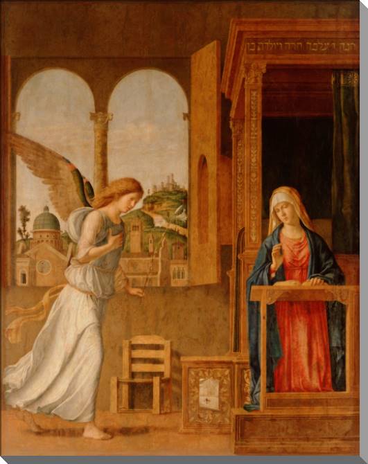 Купить и печать на заказ Картины на пластике, пеноркартоне Благовещение