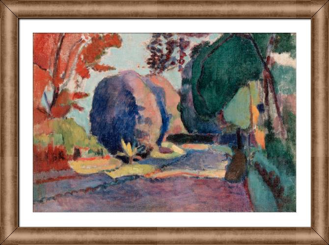 Paintings on canvas The Jardin du Luxembourg (Henri Matisse)