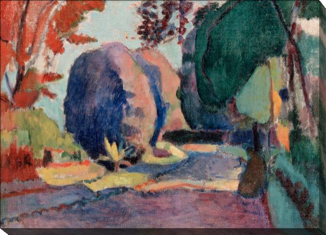 Paintings on canvas The Jardin du Luxembourg (Henri Matisse)
