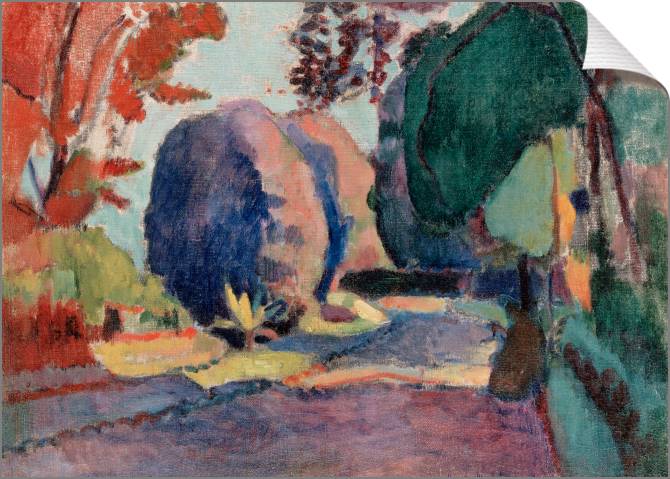 Купить и печать на заказ Картины на холсте Люксембургский сад