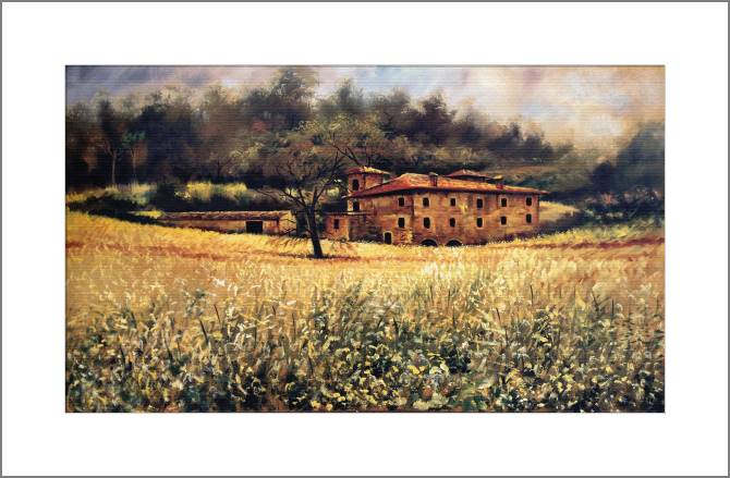 Картины, фото с паспарту Ancient Tuscan estate