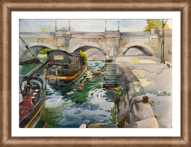 Paintings on canvas The Pont-Neuf in Paris