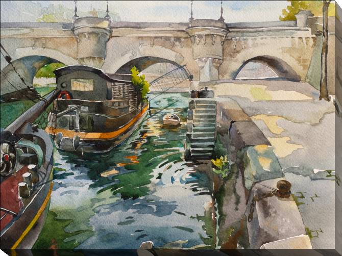 Paintings on canvas The Pont-Neuf in Paris