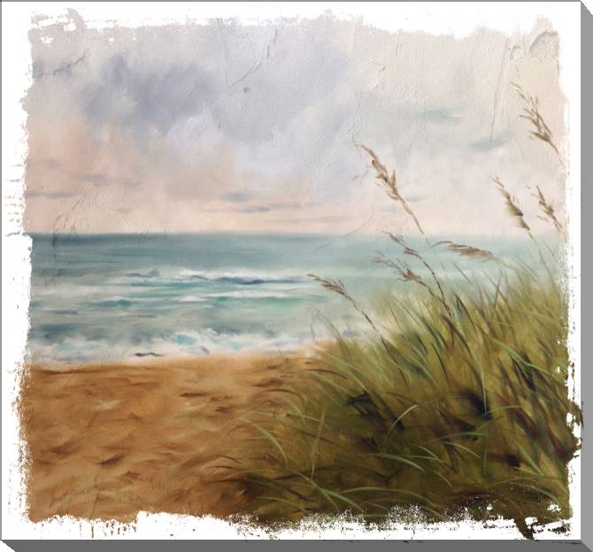 Картины на холсте View of the beach with dunes