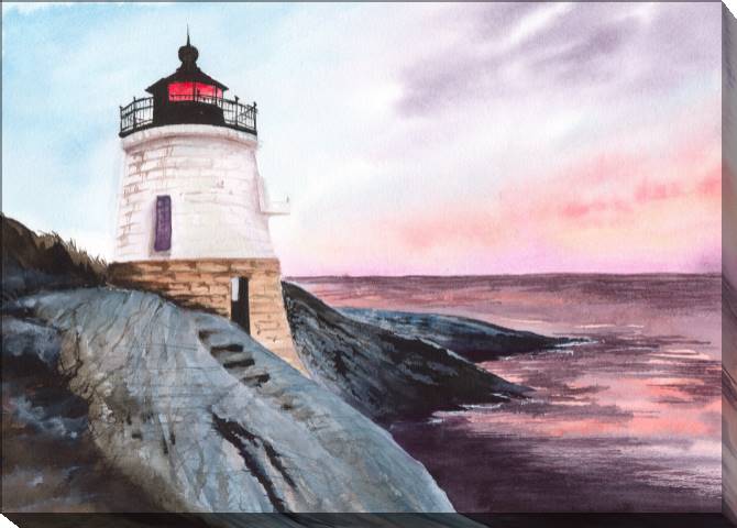 Paintings on canvas Lighthouse at sunset