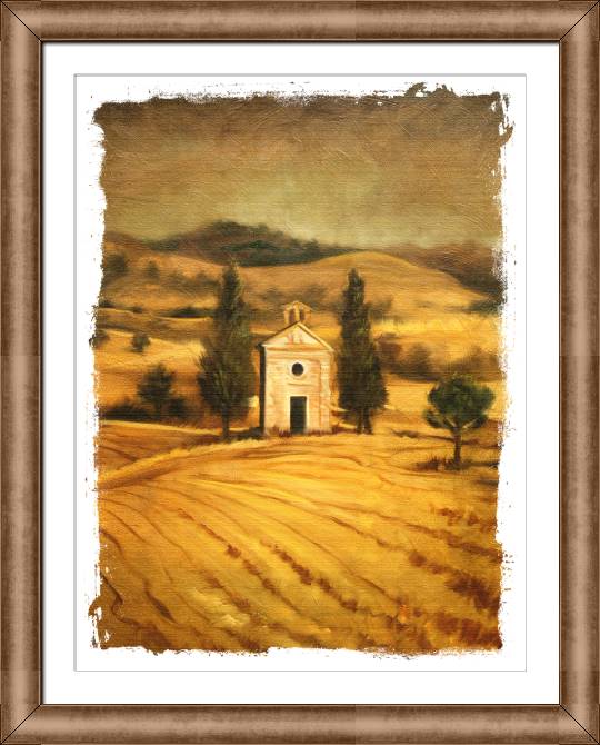 Paintings on canvas Tuscany landscape