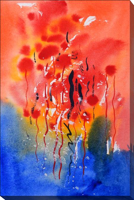 Paintings on canvas Abstract watercolor painting