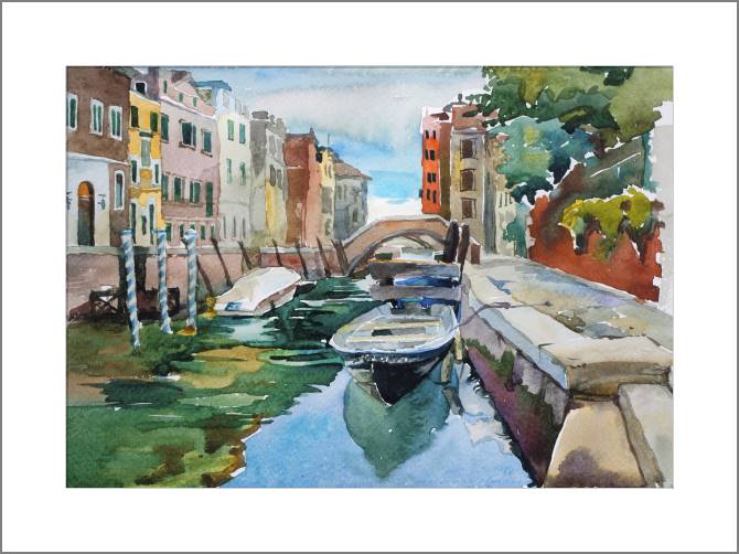 Купить и печать на заказ Картины Венецианский канал