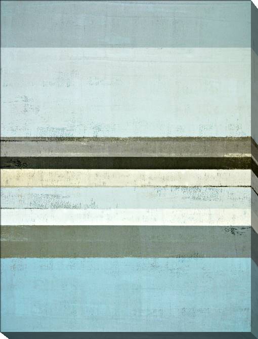 Paintings on canvas Abstraction in minimalism, blue and brown