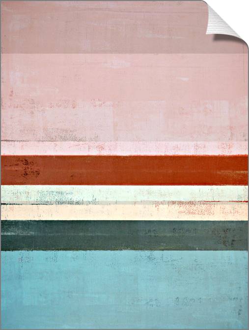 Купить и печать на заказ Картины на холсте Абстракция из полос розовый и голубой