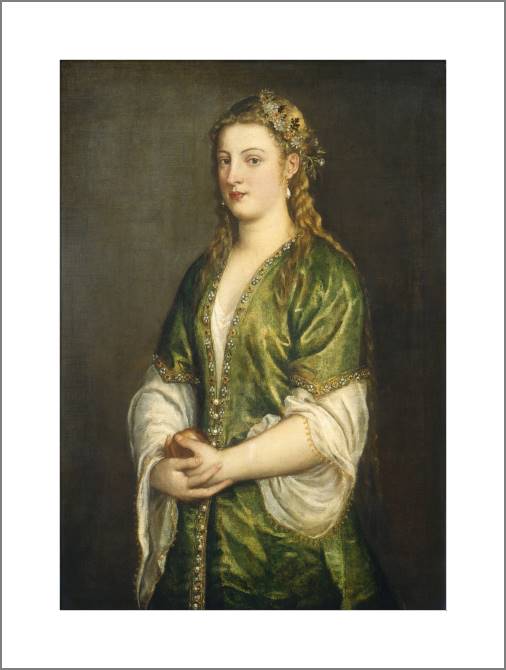 Купить и печать на заказ Картины, фото с паспарту Портрет леди