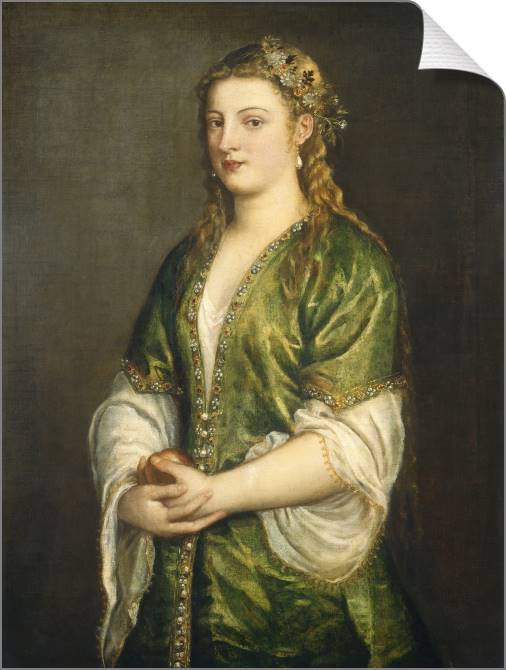 Купить и печать на заказ Картины на холсте Портрет леди