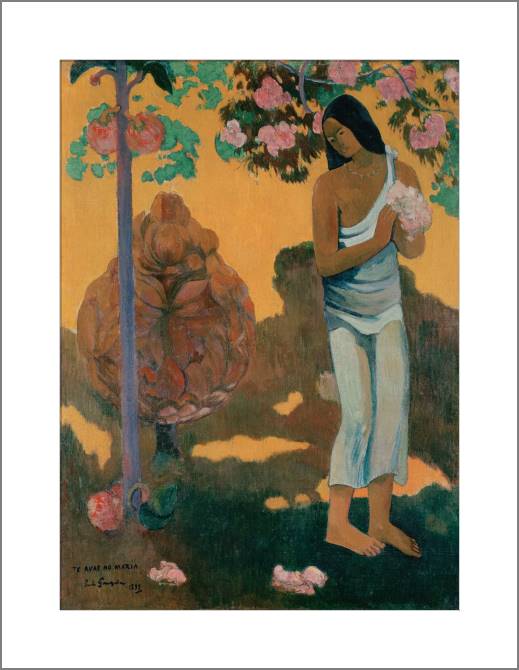 Купить и печать на заказ Картины, фото с паспарту Месяц Марии