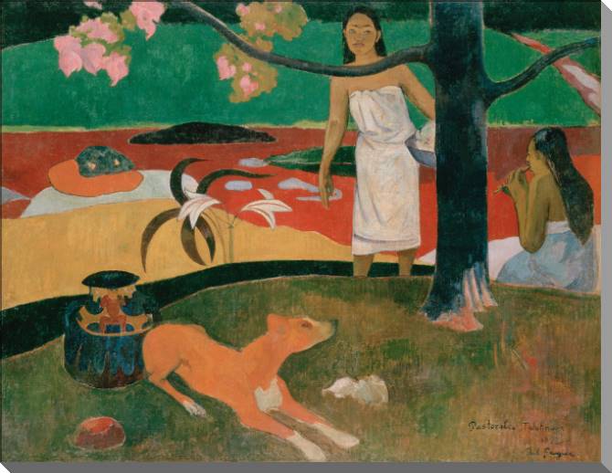 Купить и печать на заказ Картины на пластике, пеноркартоне Таитянские пасторали