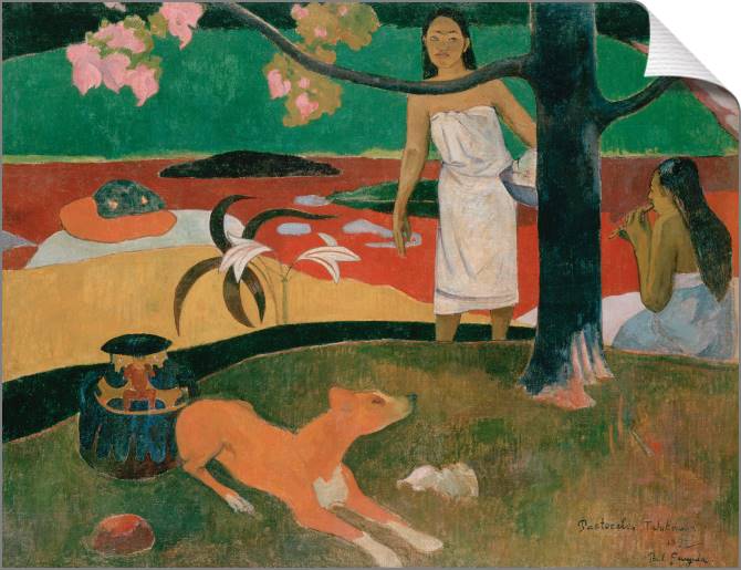 Купить и печать на заказ Картины на холсте Таитянские пасторали