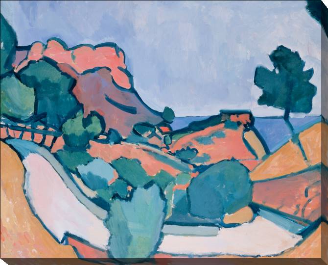 Картины на холсте The road between the mountains (Andre Derain)