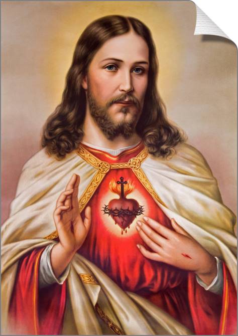 Купить и печать на заказ Картины на холсте Иисус Христос  (Словакия начало XX в.) 