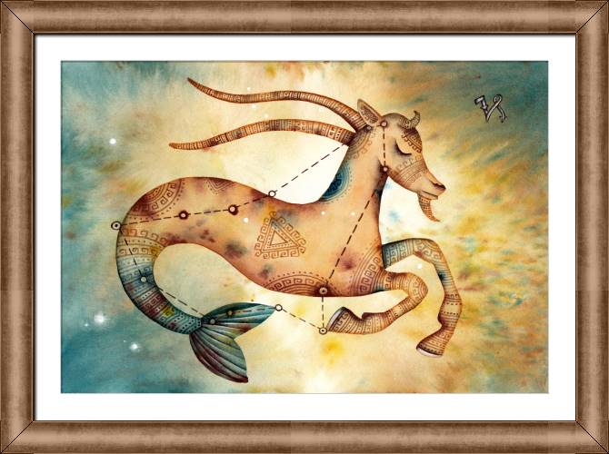 Купить и печать на заказ Картины на холсте Знак зодиака Козерог