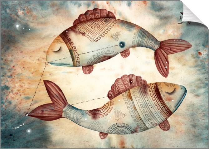 Картины на холсте A series of signs зодиака_3