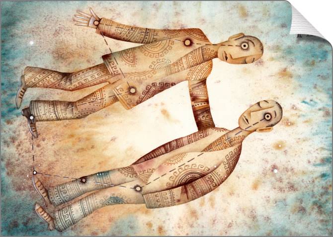 Картины на холсте A series of signs зодиака_6