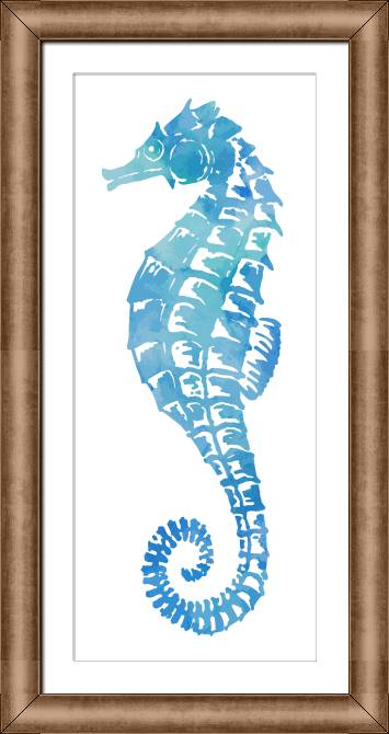 Купить и печать на заказ Картины на холсте Морской конёк