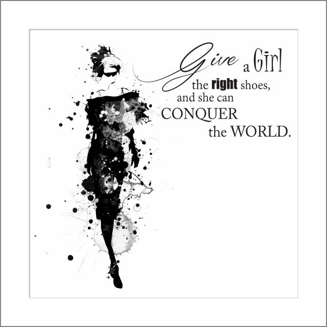 Купить и печать на заказ Картины, фото с паспарту Современная девушка