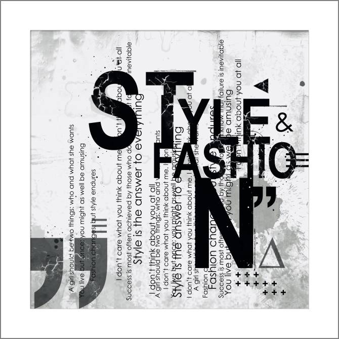 Купить и печать на заказ Картины, фото с паспарту Мода и стиль