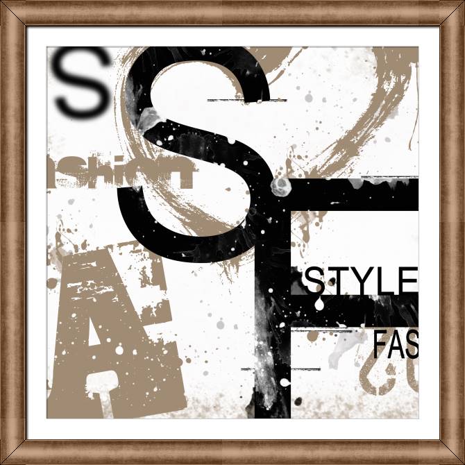 Купить и печать на заказ Картины на холсте Коллаж fashion