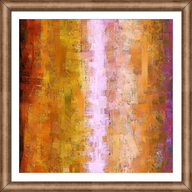 Купить и печать на заказ Картины на холсте Абстракция с лиловой полосой