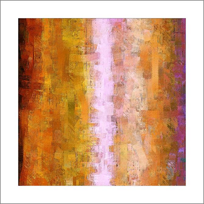 Купить и печать на заказ Картины, фото с паспарту Абстракция с лиловой полосой