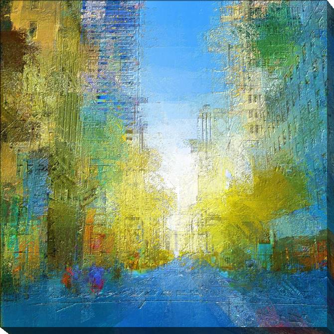 Paintings on canvas Color series города_2