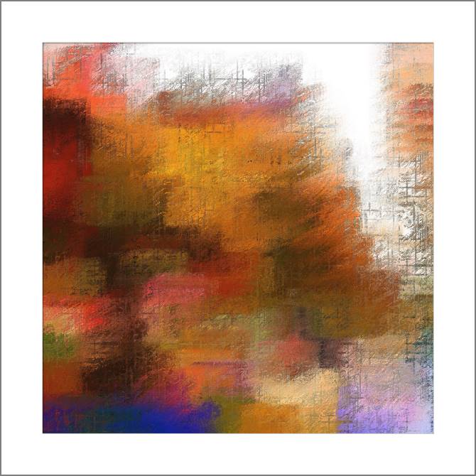 Купить и печать на заказ Картины, фото с паспарту Абстракция в мягких коричневых тонах