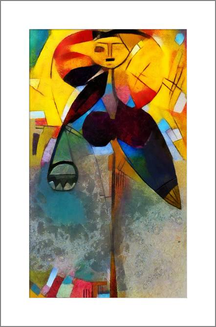 Купить и печать на заказ Картины, фото с паспарту Силуэт