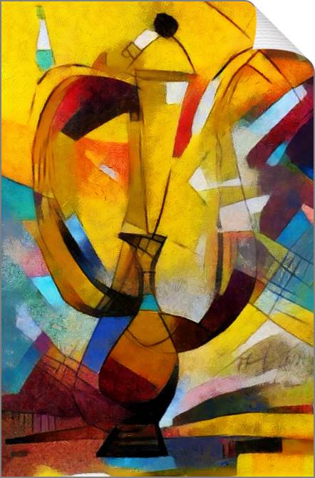 Купить и печать на заказ Картины на холсте Натюрморт с кофейником