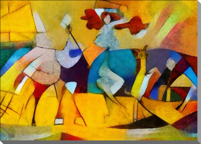 Купить и печать на заказ Картины на пластике, пеноркартоне Танец