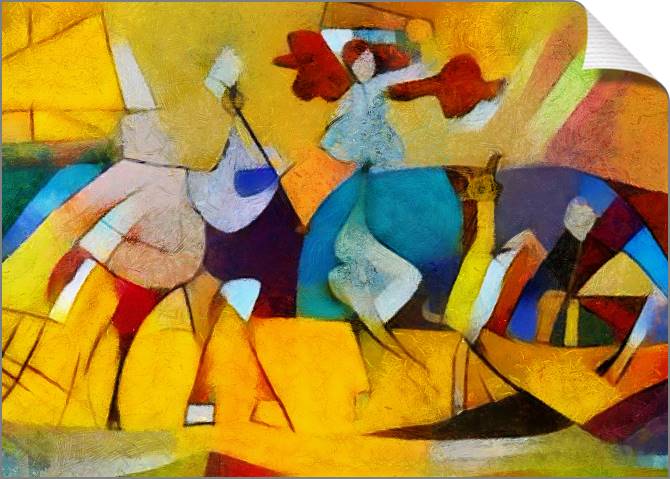 Купить и печать на заказ Картины на холсте Танец