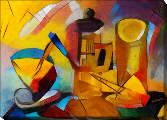 Paintings on canvas A series of pastel painting in explanation Пикассо_6