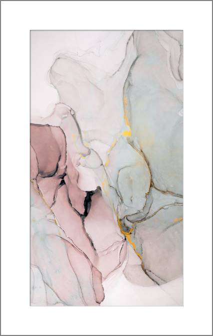 Купить и печать на заказ Картины, фото с паспарту Хлопковый мрамор