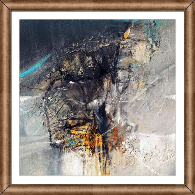 Купить и печать на заказ Картины на холсте Серая объемная абстракция