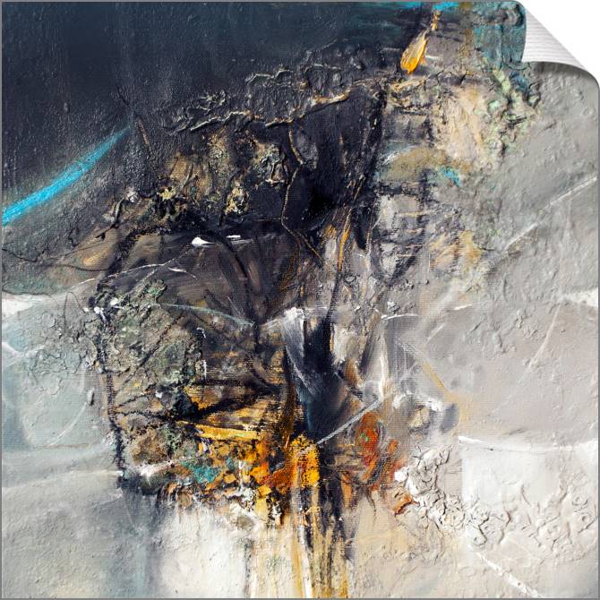 Купить и печать на заказ Картины на холсте Серая объемная абстракция