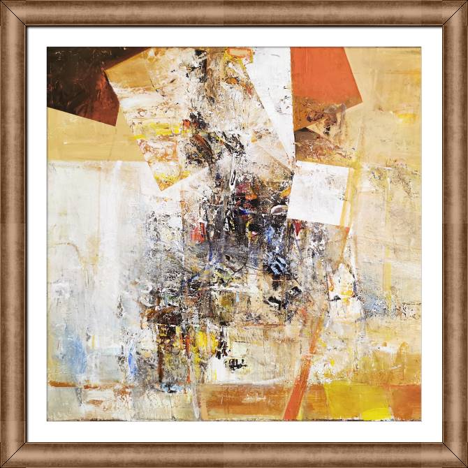 Купить и печать на заказ Картины на холсте Абстракция квадратов