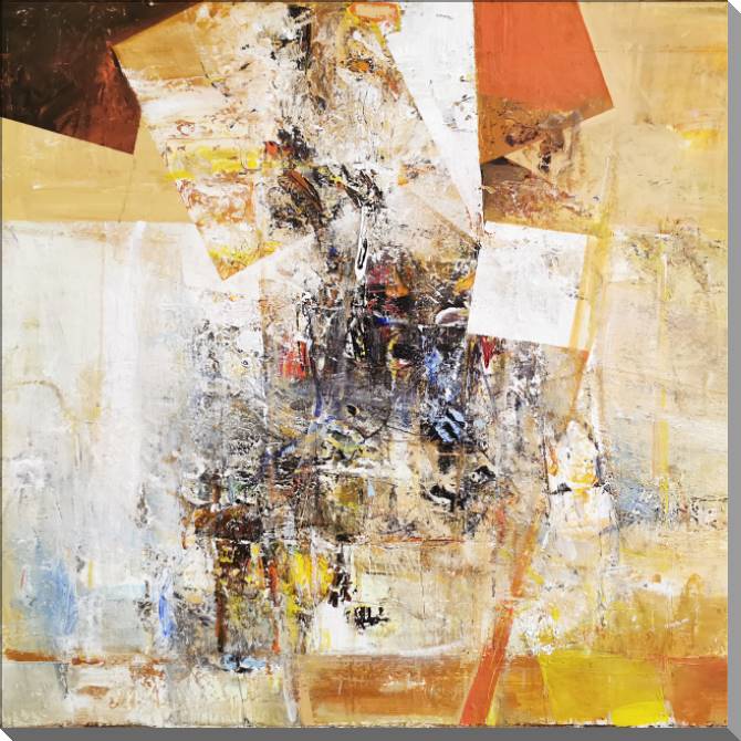 Купить и печать на заказ Картины на пластике, пеноркартоне Абстракция квадратов