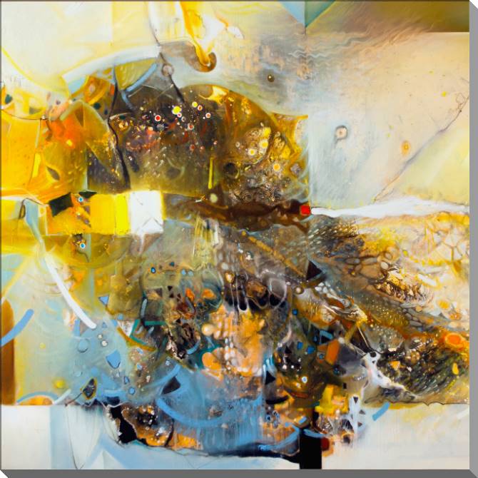 Купить и печать на заказ Картины на пластике, пеноркартоне Пестрая абстракция