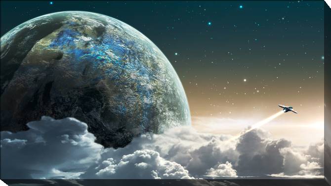 Картины на холсте The series is a fantastic космос_3