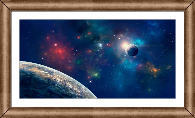 Купить и печать на заказ Картины на холсте Бескрайний космос