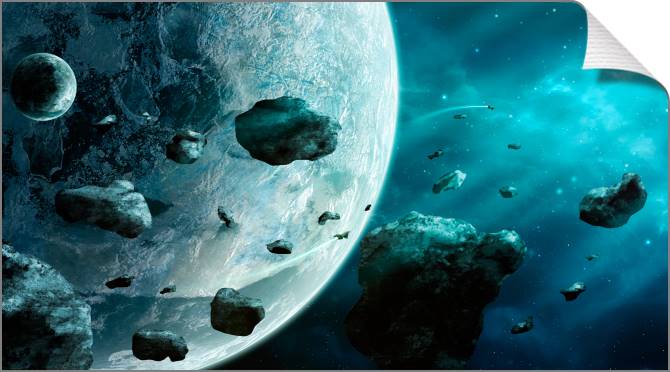 Купить и печать на заказ Картины на холсте Голубая туманность