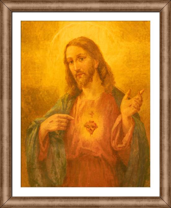 Купить и печать на заказ Картины на холсте Серия фреска религия 4